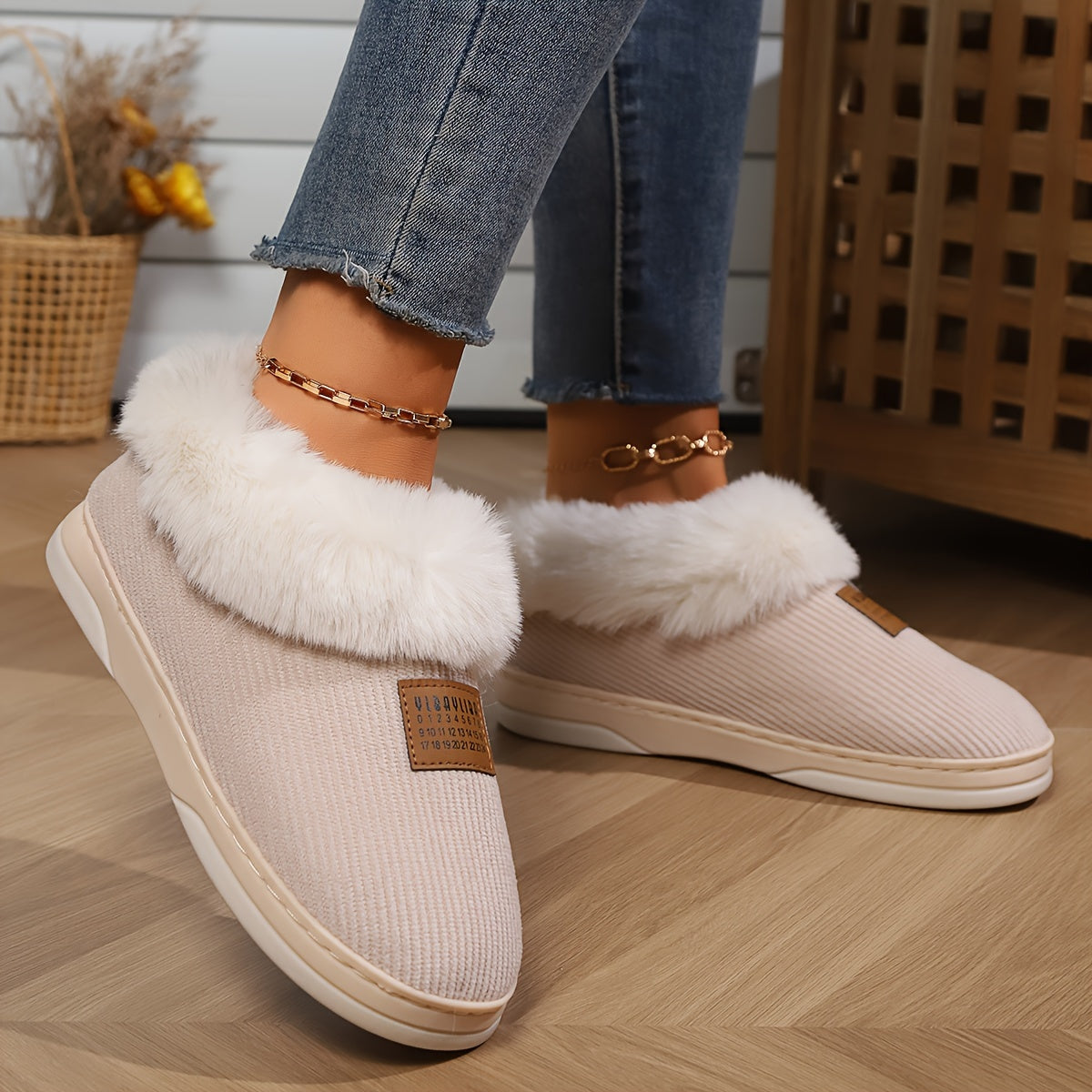Women's Slippers Fleece Lined Non-Slip Indoor Comfort 2