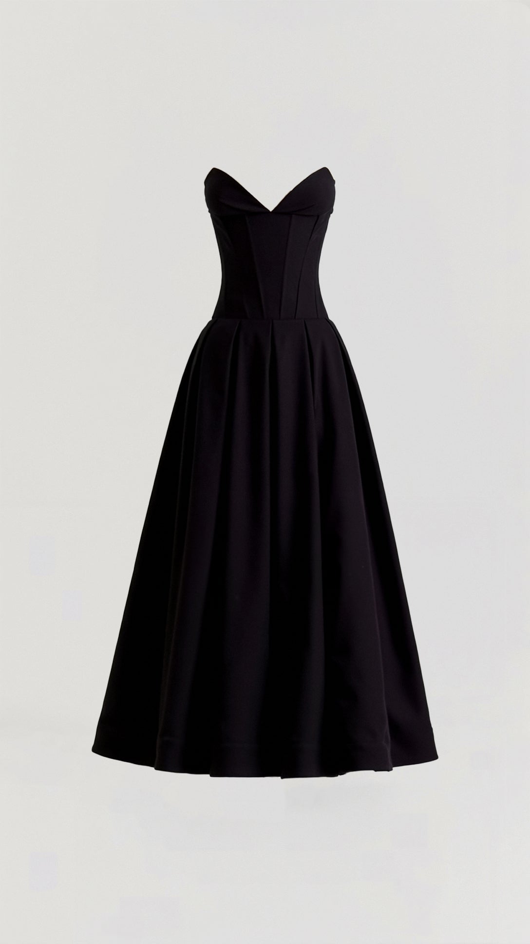 Women's Strapless Midi Dress Polyester 5