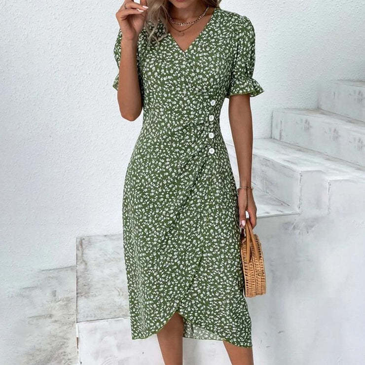 Women's Summer Dress Polyester Lightweight Flattering