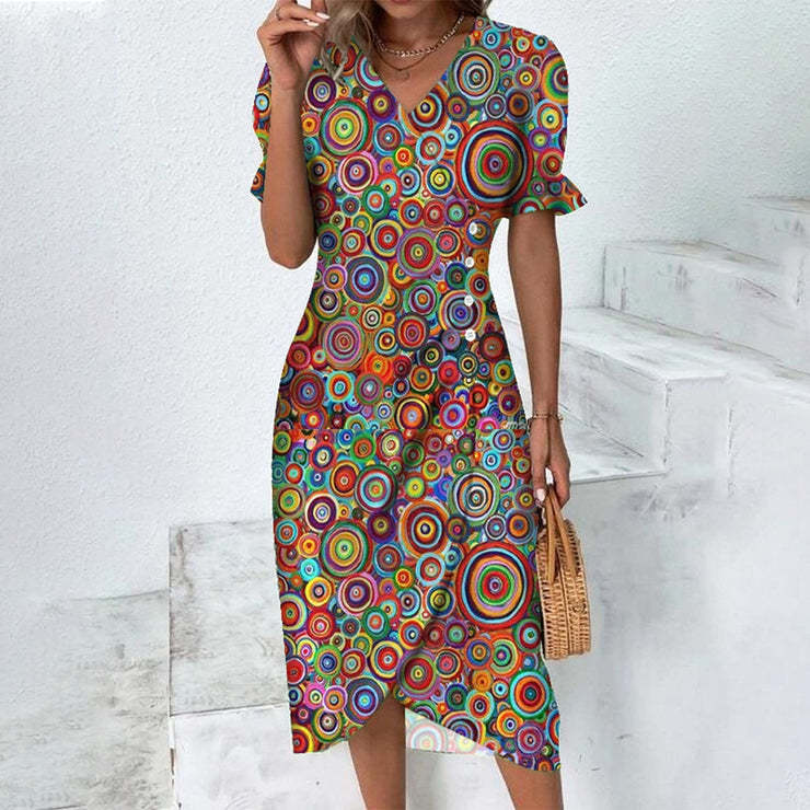 Women's Summer Dress Polyester Lightweight Flattering