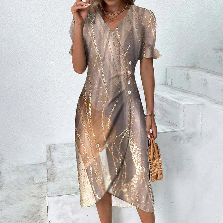 Women's Summer Dress Polyester Lightweight Flattering