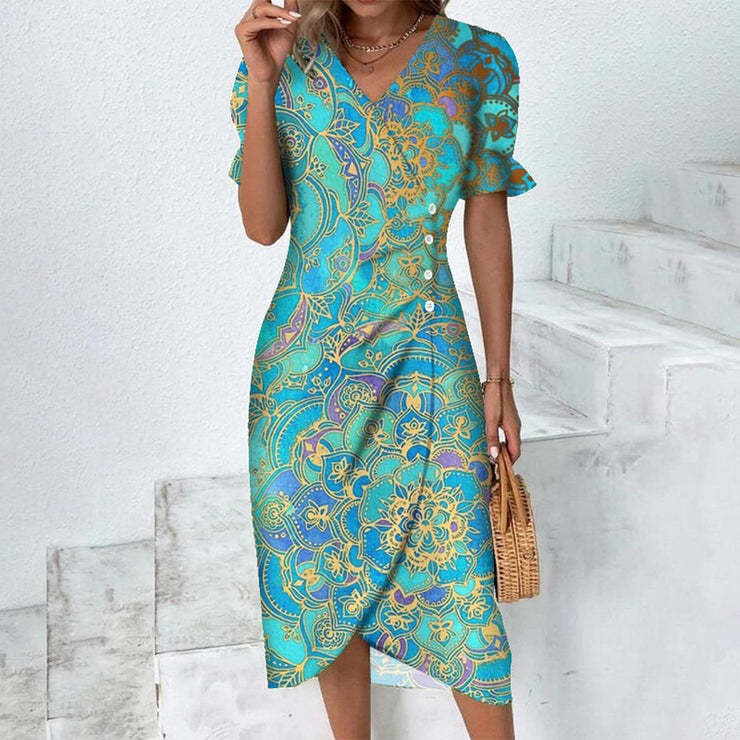 Women's Summer Dress Polyester Lightweight Flattering