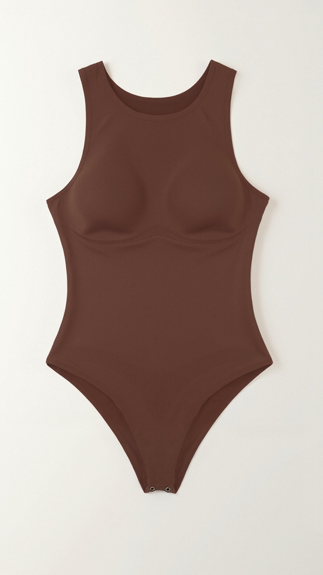 Women's Thong Bodysuit Stretch Fabric - Black 8