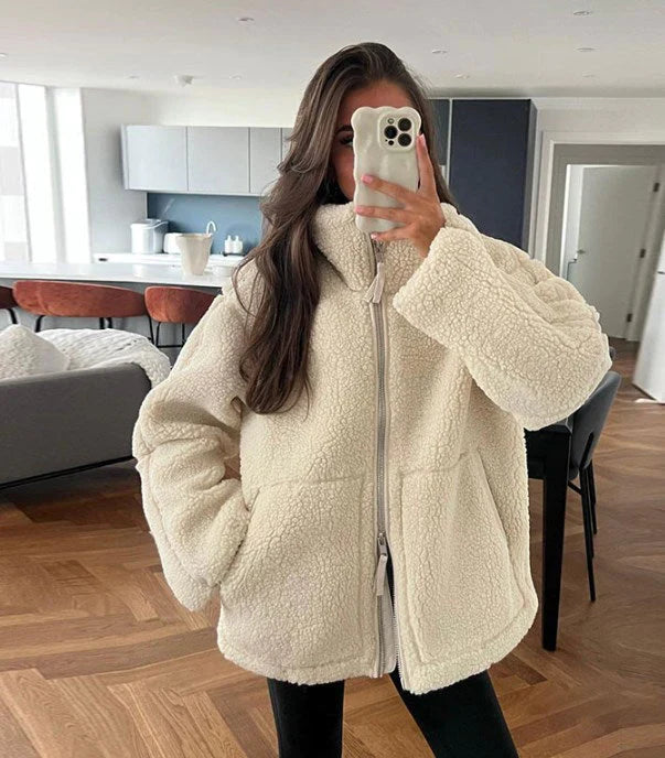 Women's Winter Coat Fleece Oversized Jacket 0