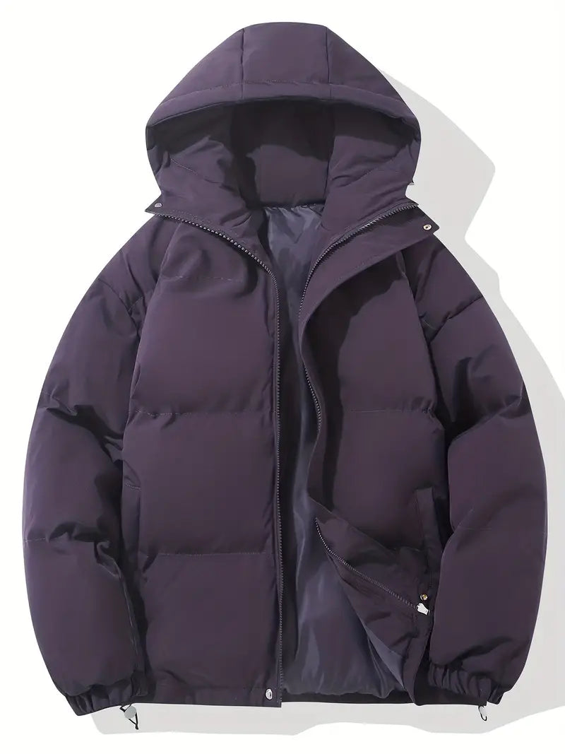 Women's Winter Coats Polyester Hooded Jacket 1