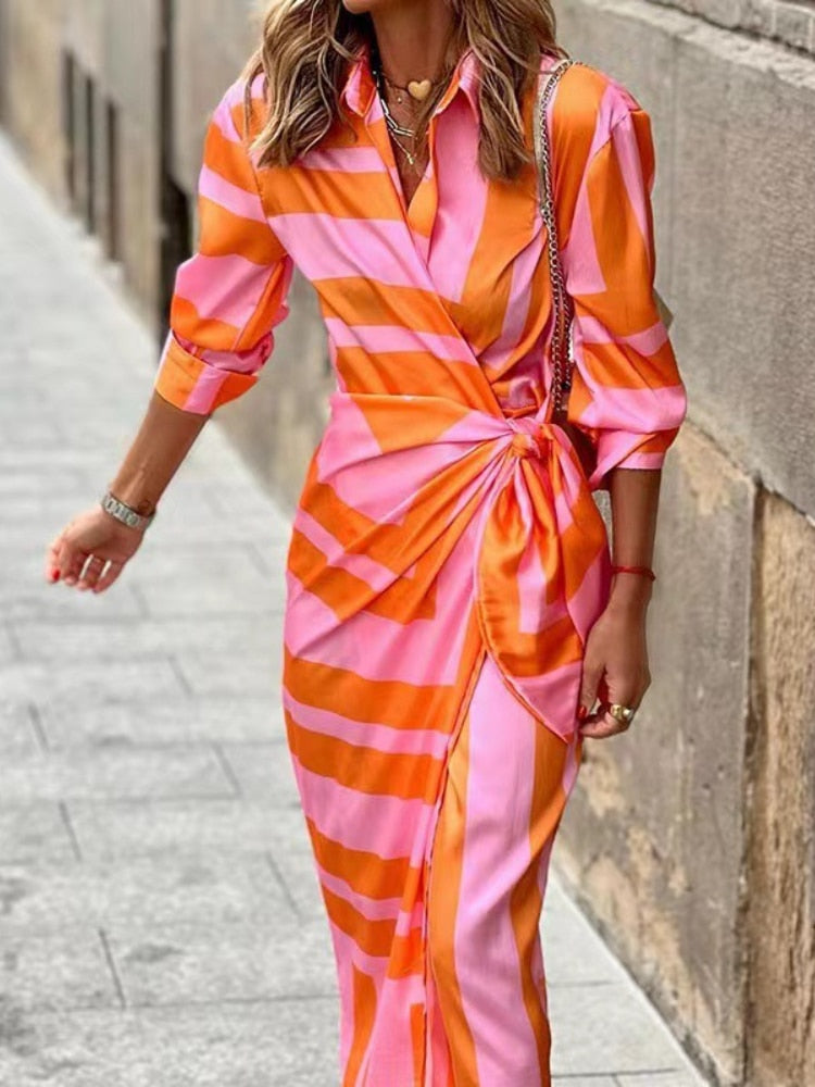 Women's Wrap Dress Lightweight Rayon Summer Dress