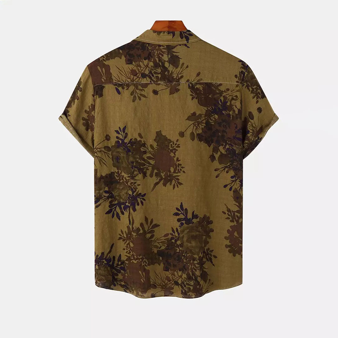 Men's - Floral Shirt - Casual - Modern Style - Ideal for Summer