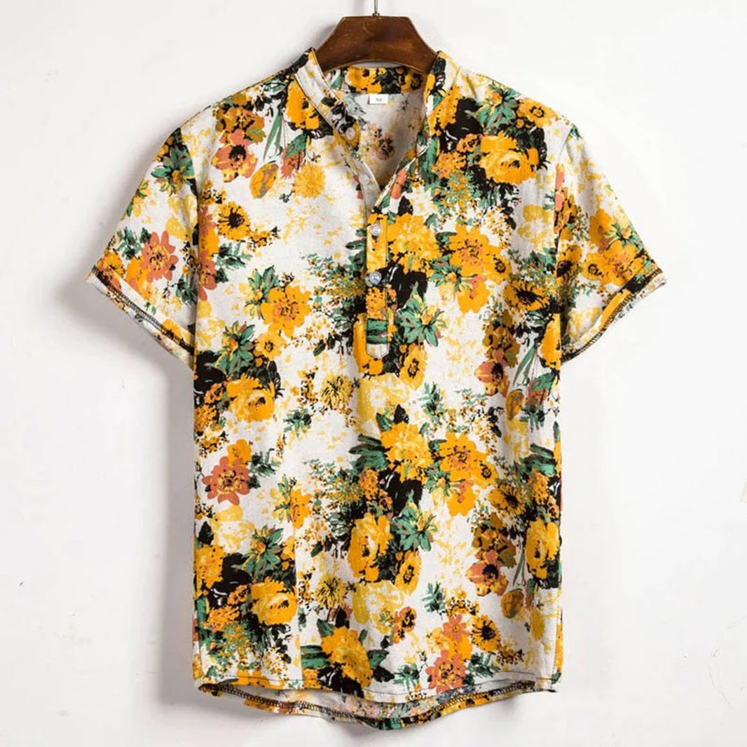 Men's  - Polo with Pattern - Casual - Timeless Style - Ideal for Summer