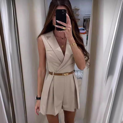 Women's - Tailored Playsuit for Women