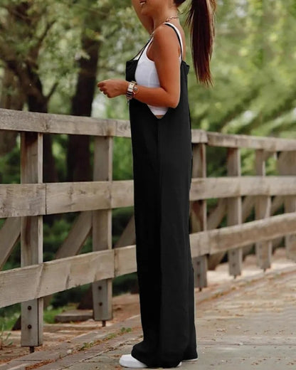 Women's - Jumpsuit - Casual - Formal Style - Ideal for Summer