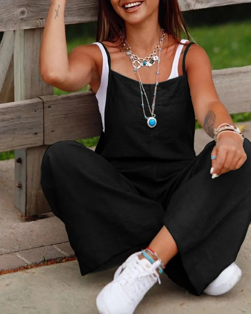 Women's - Jumpsuit - Casual - Formal Style - Ideal for Summer