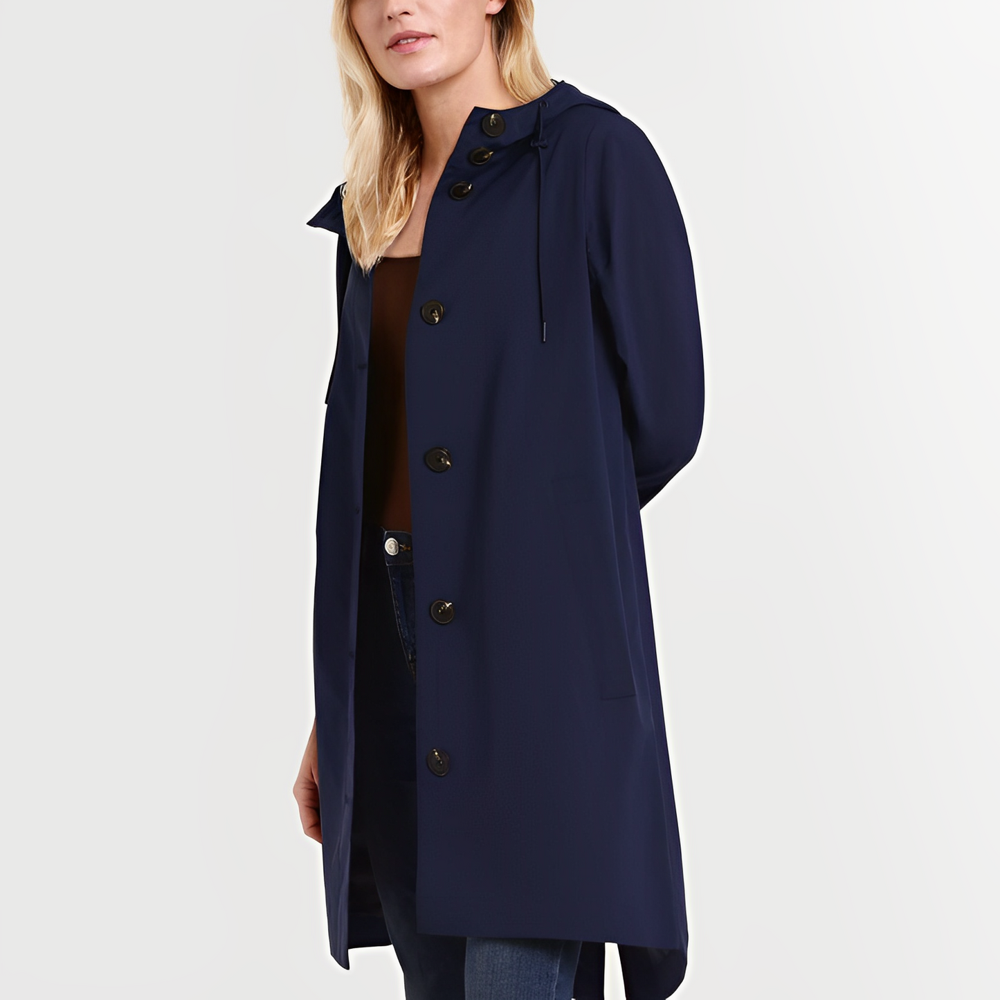 Classic Waterproof Rain Jacket with Hood for Women | Great for Outdoor Activities