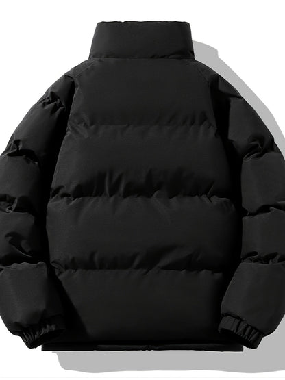 Casual Full Zip Padded Winter Jacket for Men | Ideal for Winter