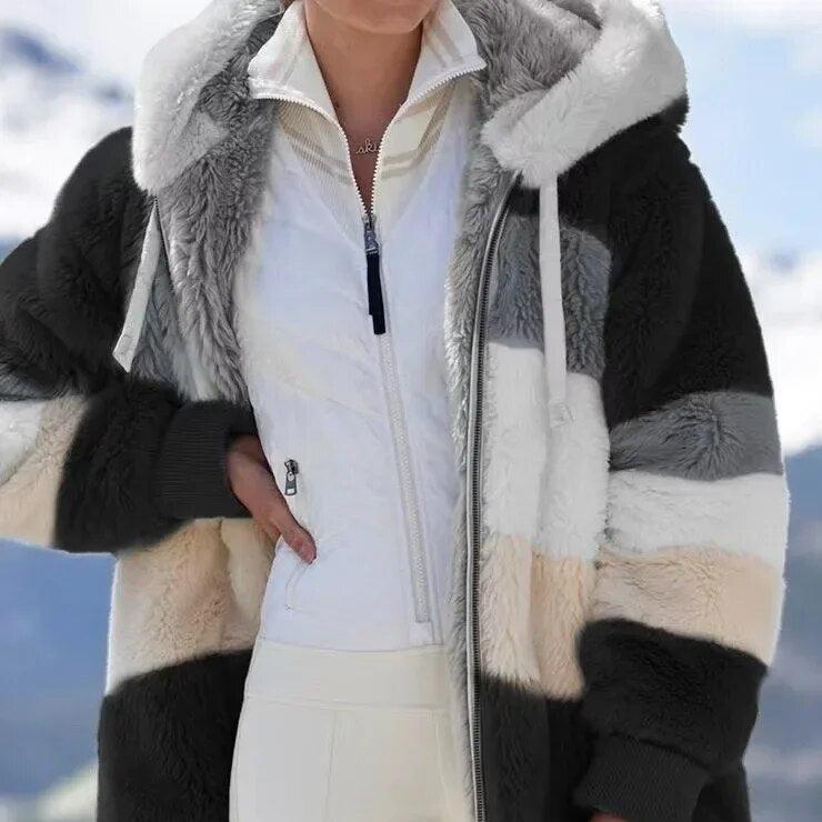 Chic Women’s Hooded Winter Jacket | Insulated & Weather-Ready for Autumn & Winter