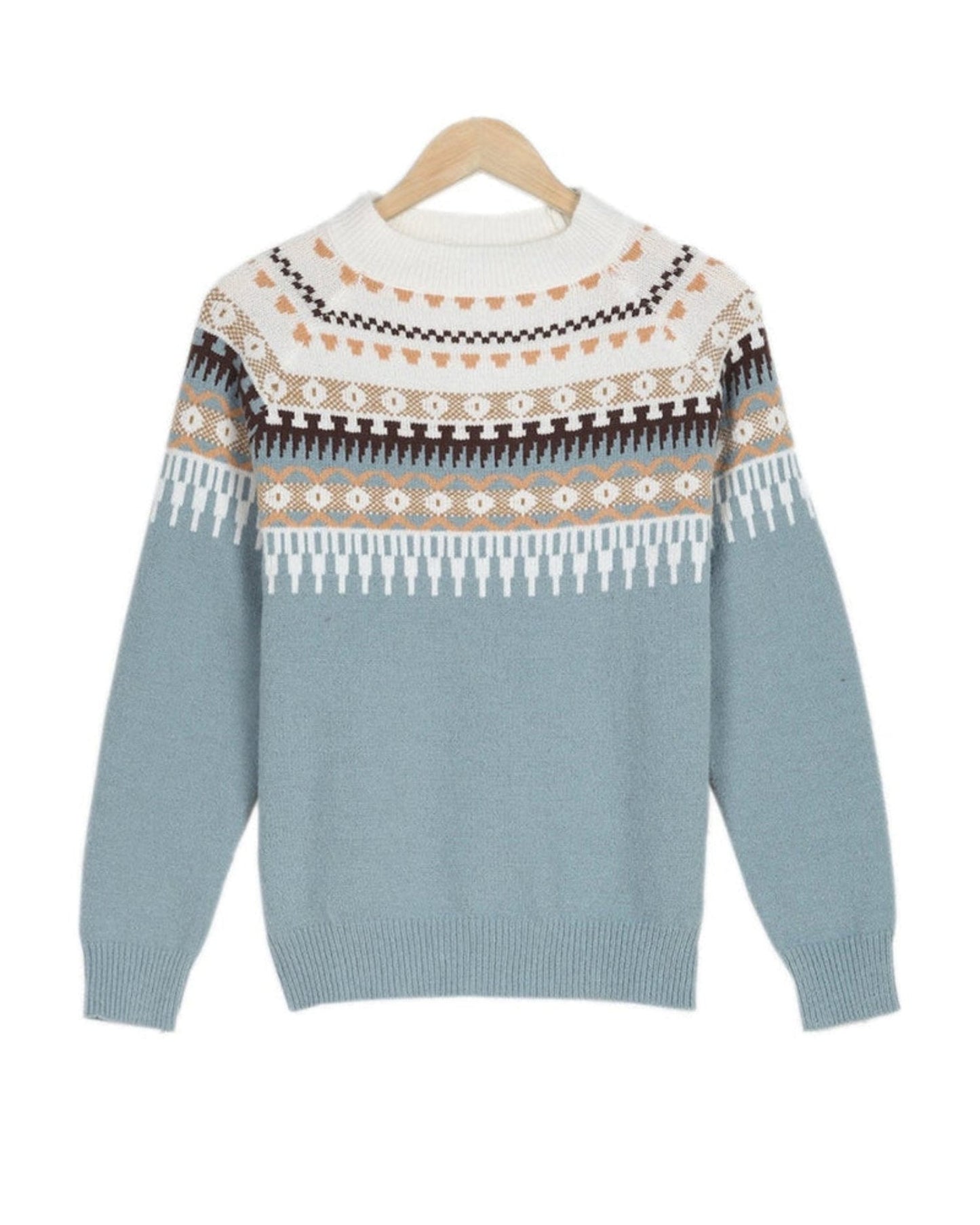 Women's Boho Comfort Sweater – Soft Knit, Relaxed Fit