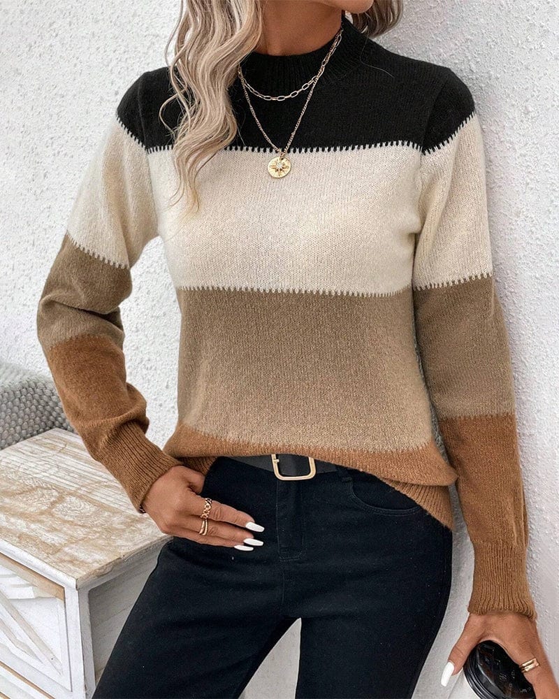 Women's Cozy Classic Knit Sweater – Timeless Comfort & Style