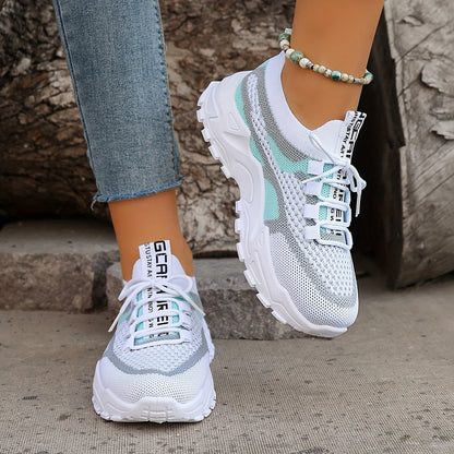 Casual Colorblock Knit Sneakers for Women | Great for Casual Days