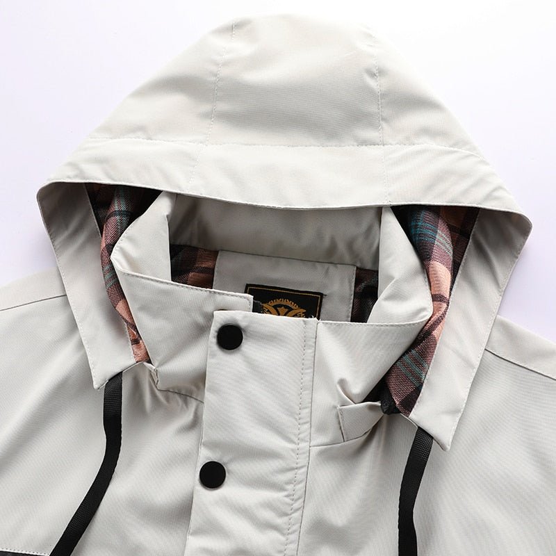 Elegant Men’s Comfortable Windbreaker & Waterproof Outdoor Jacket | Ideal for All Seasons