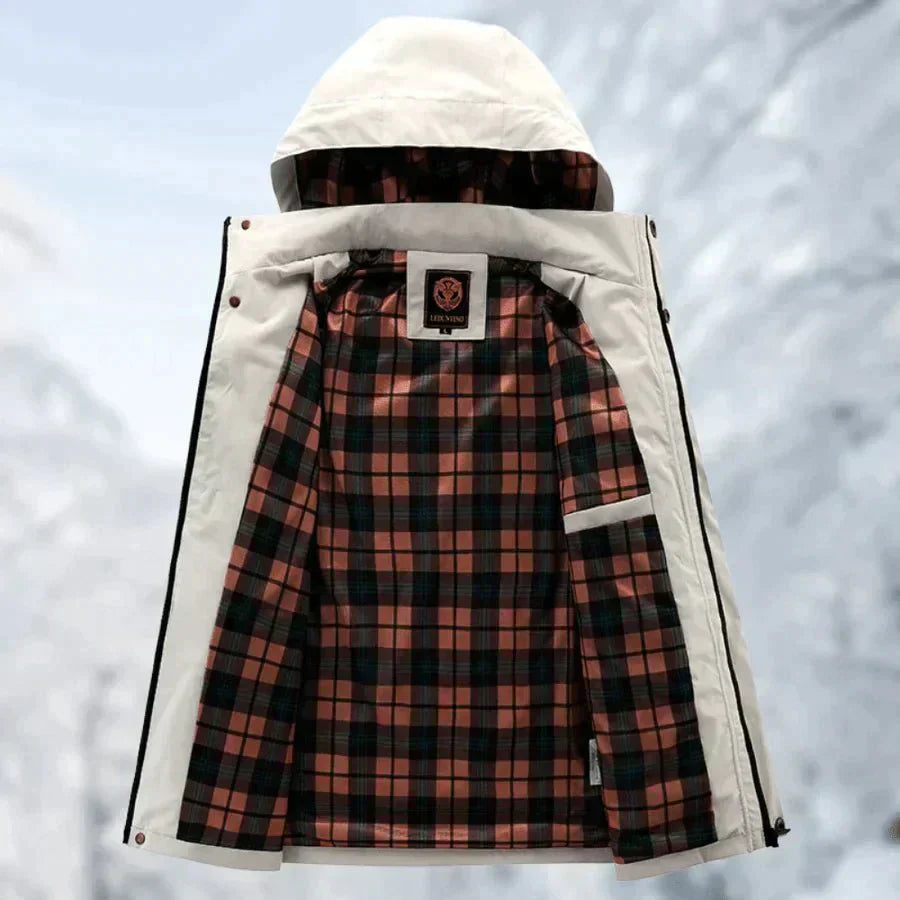 Elegant Men’s Comfortable Windbreaker & Waterproof Outdoor Jacket | Ideal for All Seasons