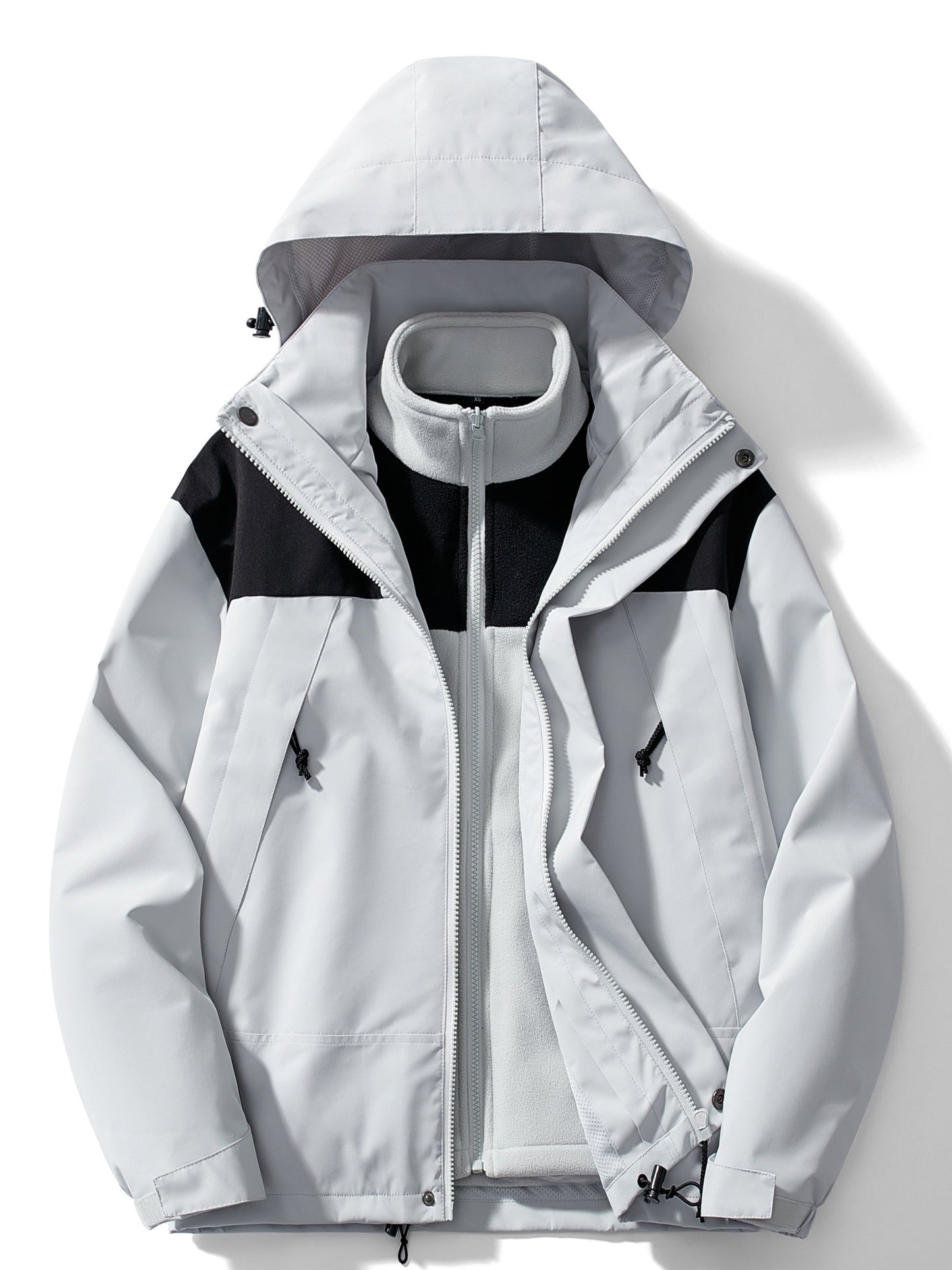 Casual 3-in-1 Fleece Winter Jacket with Hood for Women | Great for Casual Days