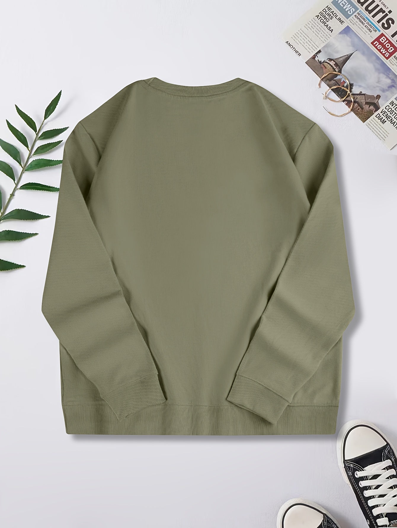 Casual Fashion Crew Neck Cotton Pullover Sweatshirt for Men | Great for Casual Days