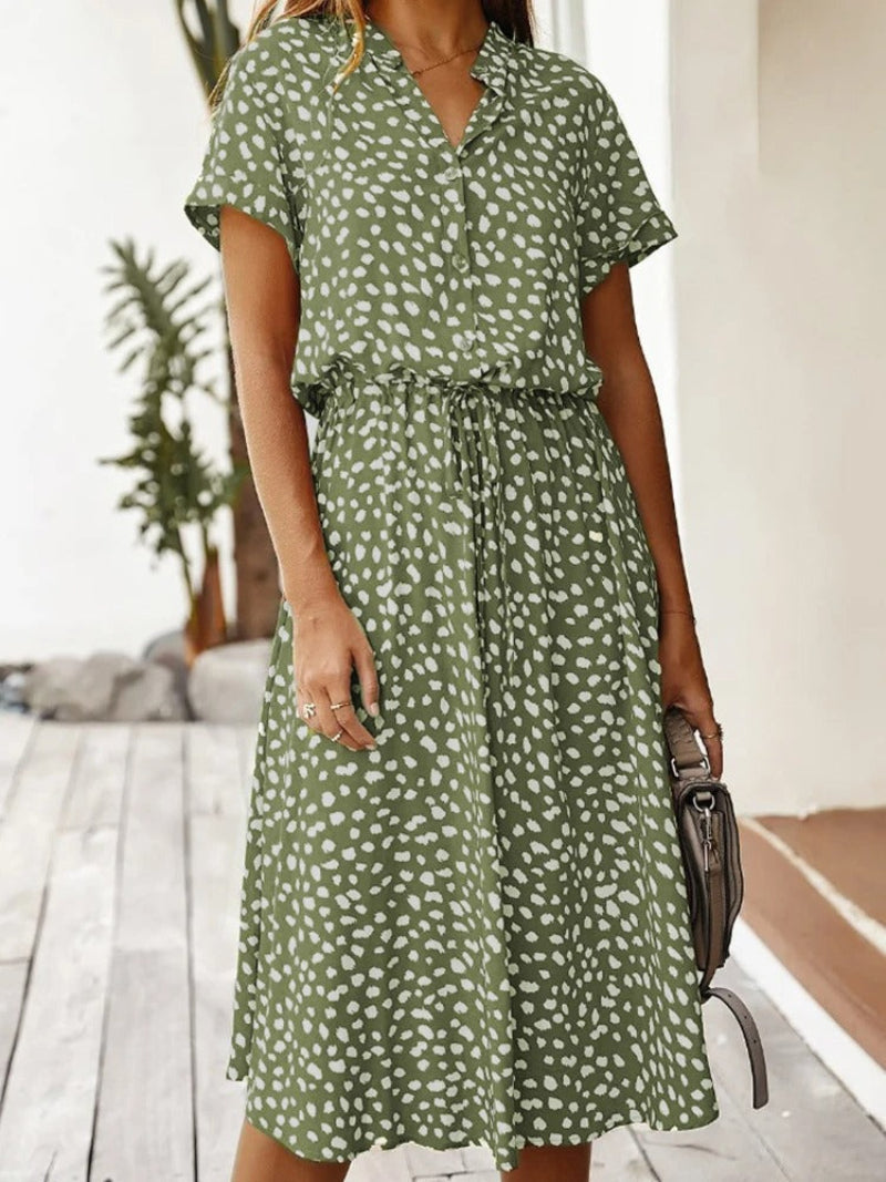Women's - Midi Dress - Classic - High Performance Fabric - Ideal for Summer