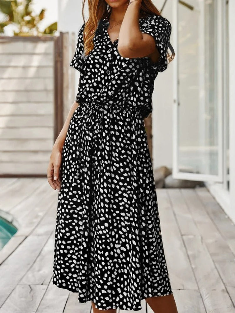 Women's - Midi Dress - Classic - High Performance Fabric - Ideal for Summer