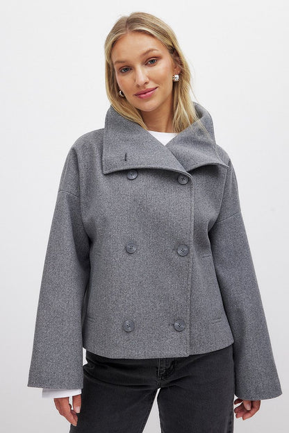 Elegant Wool Coat for Women | Luxurious Autumn & Winter Outerwear