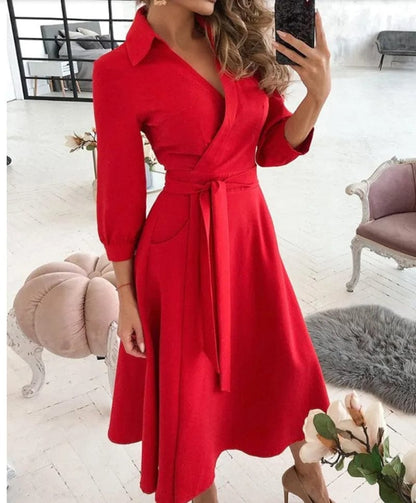 Women's - Elegant Midi Dress - for Women | Great for Formal Occasions