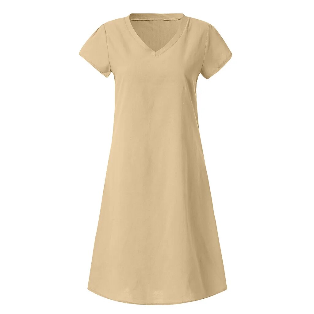 Women's - Midi Dress - Casual - Lightweight Modern Style - Ideal for Summer
