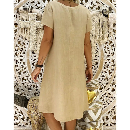 Women's - Midi Dress - Casual - Lightweight Modern Style - Ideal for Summer