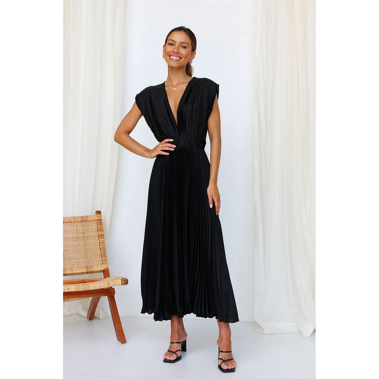 Women's Maxi Dress Polyester Blend 2