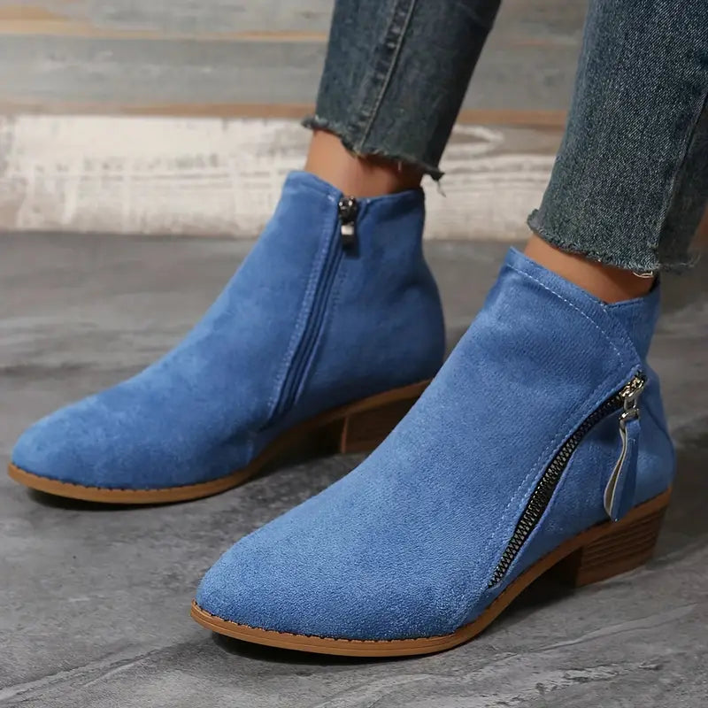 Ankle Boots with Zipper and Heel for Women | Ideal for Autumn/Winter