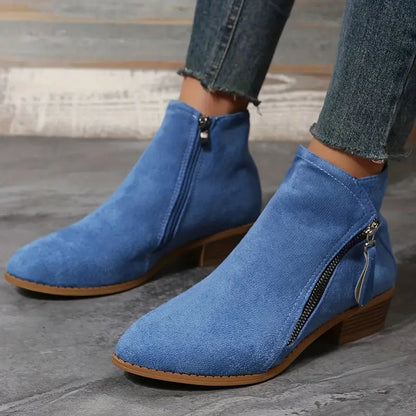 Ankle Boots with Zipper and Heel for Women | Ideal for Autumn/Winter