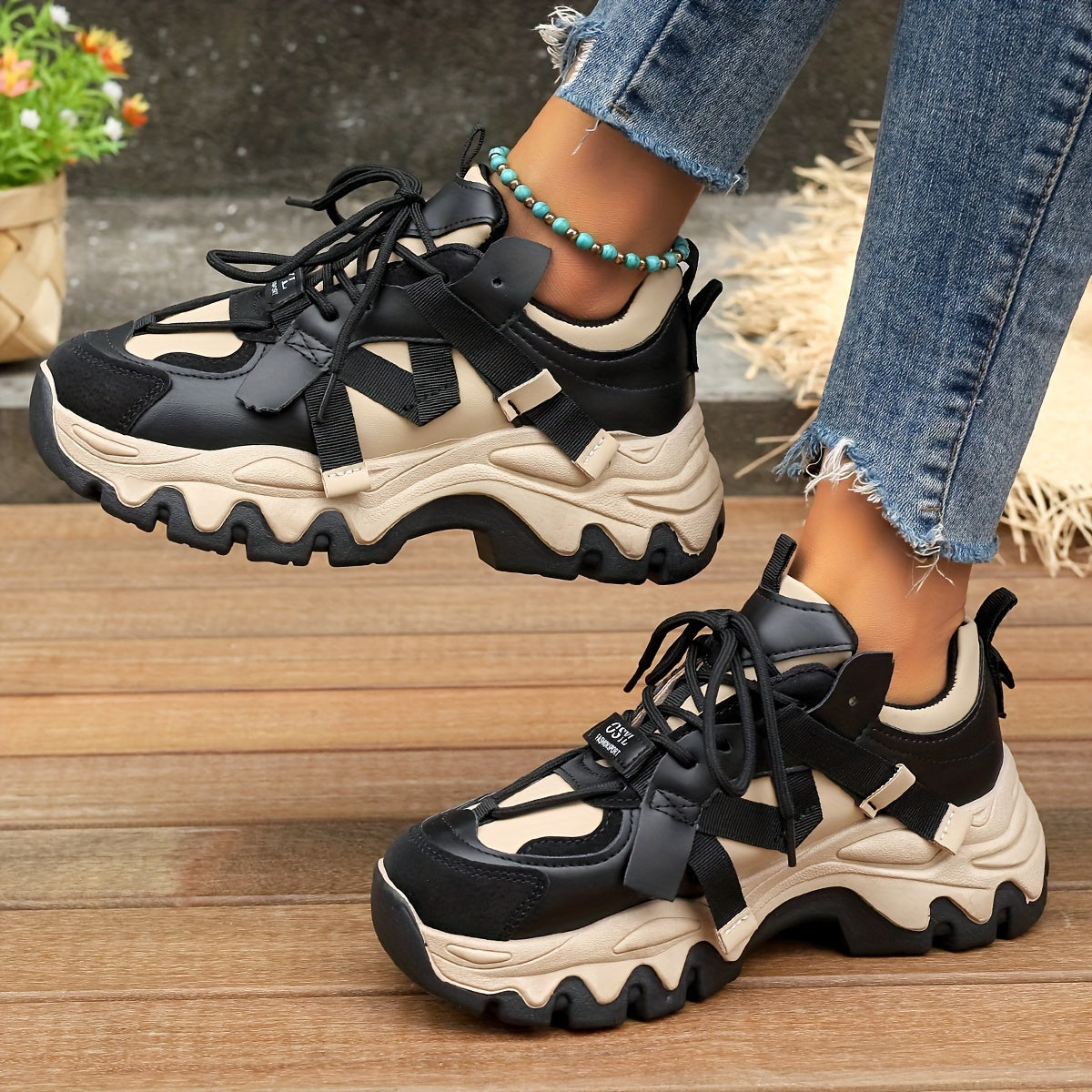 Casual Color Block Sneakers for Women | Great for Casual Days
