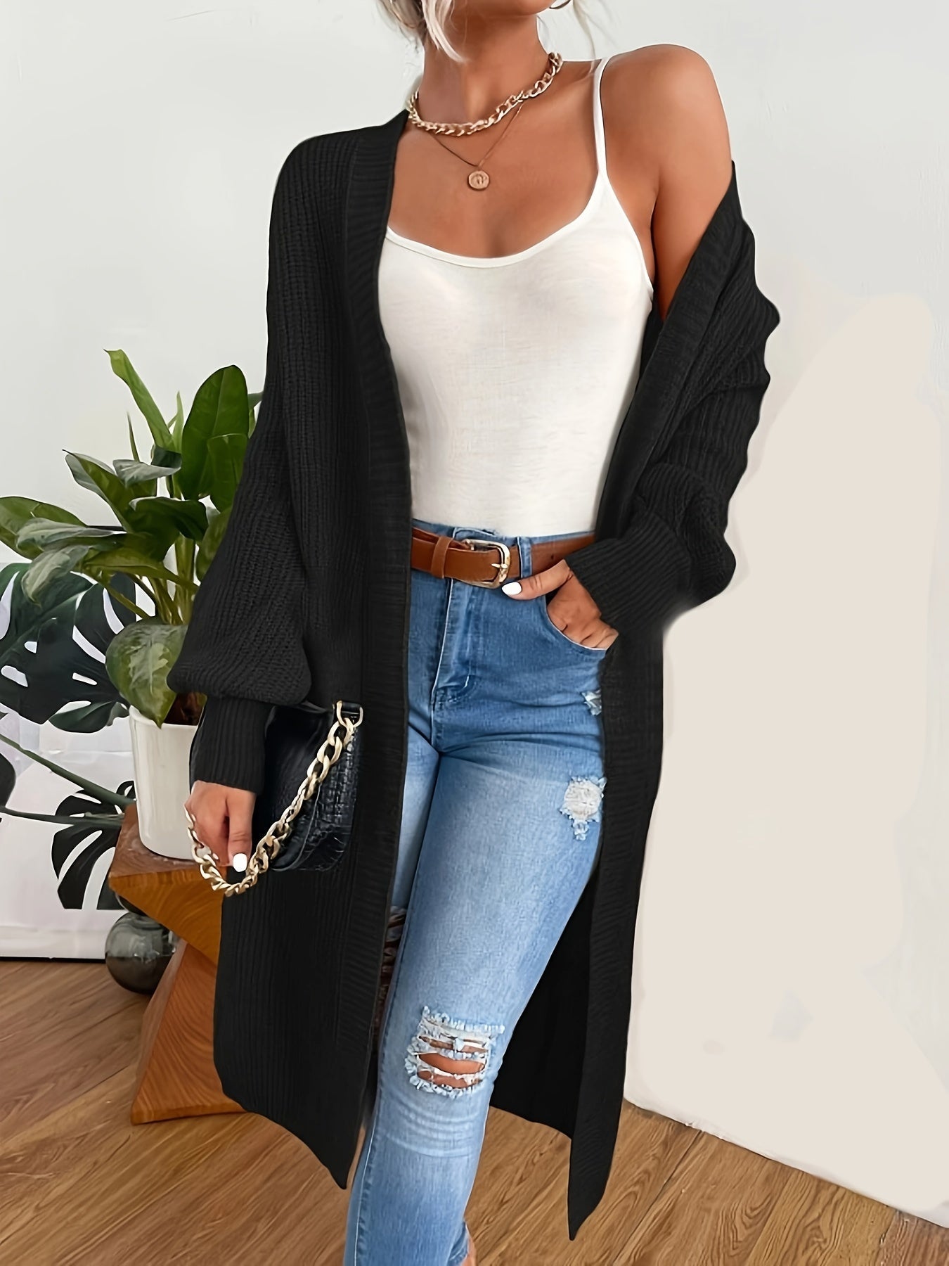 Casual Drop Shoulder Duster Cardigan for Women | Great for Casual Days