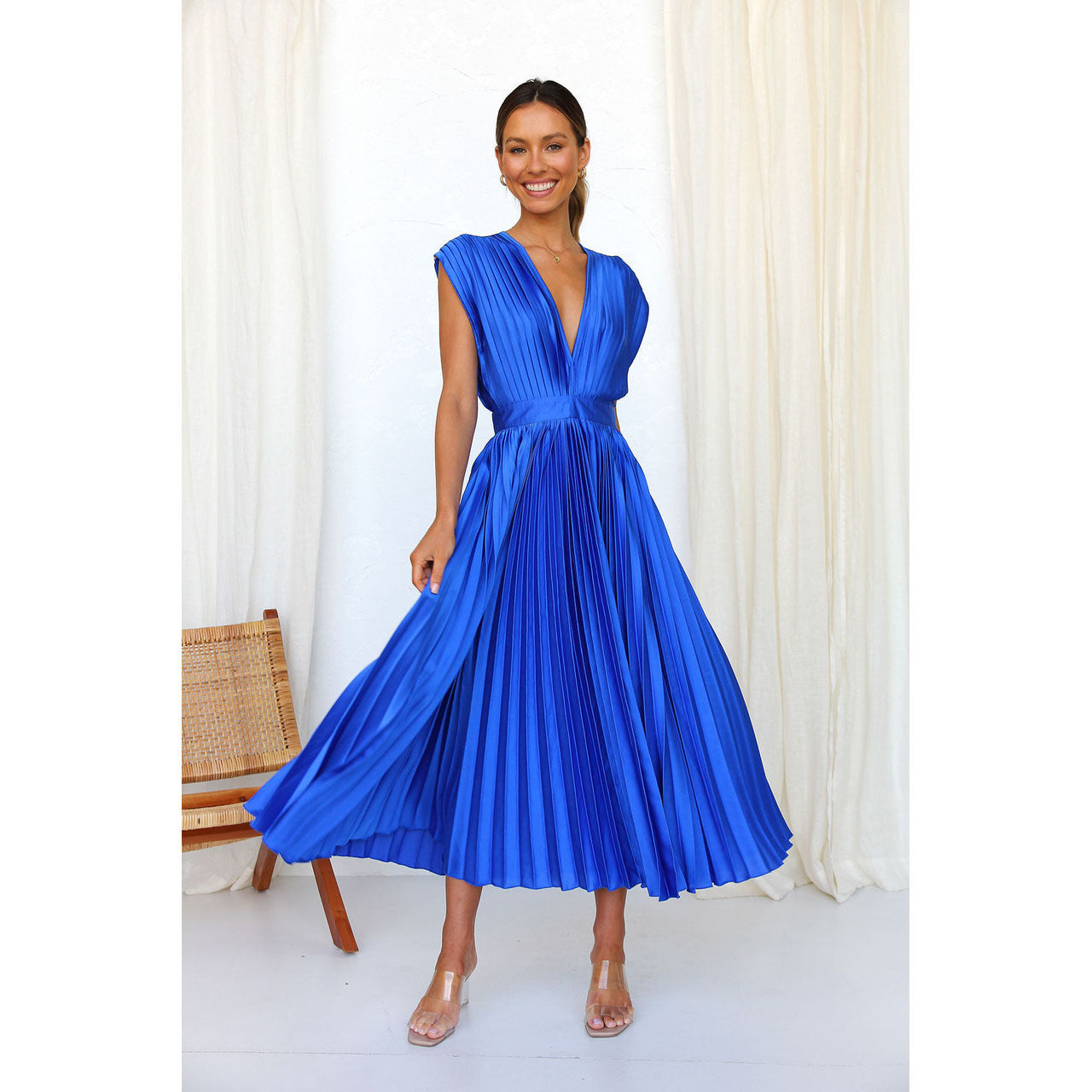 Women's Maxi Dress Polyester Blend 3