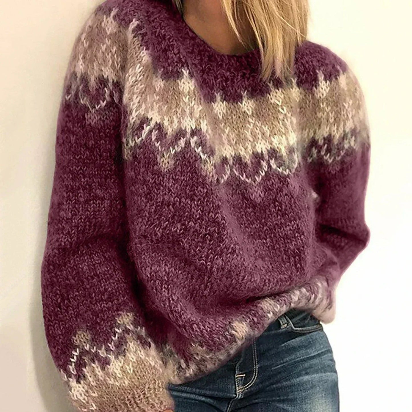 Women's Autumn Sweater – Elegant Knit, Cozy Seasonal Style