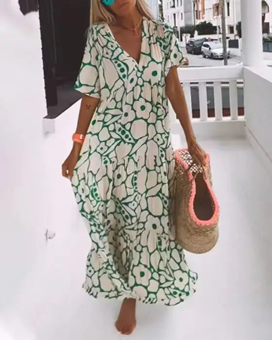 Women's - Maxi Dress - Boho - Modern Style - Ideal for Summer