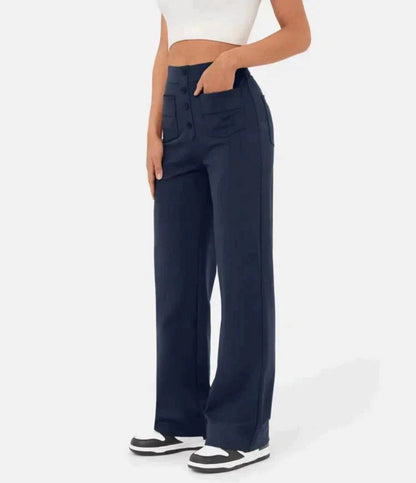 Women's - High Waist Pants - Chic/Elegant - Trendy - Great for Casual Days