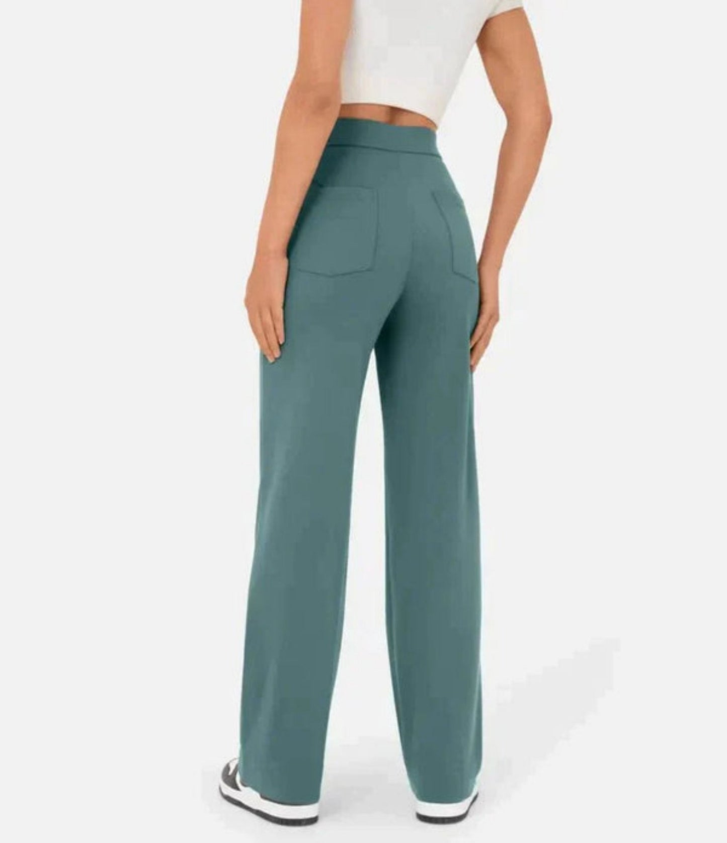 Women's - High Waist Pants - Chic/Elegant - Trendy - Great for Casual Days