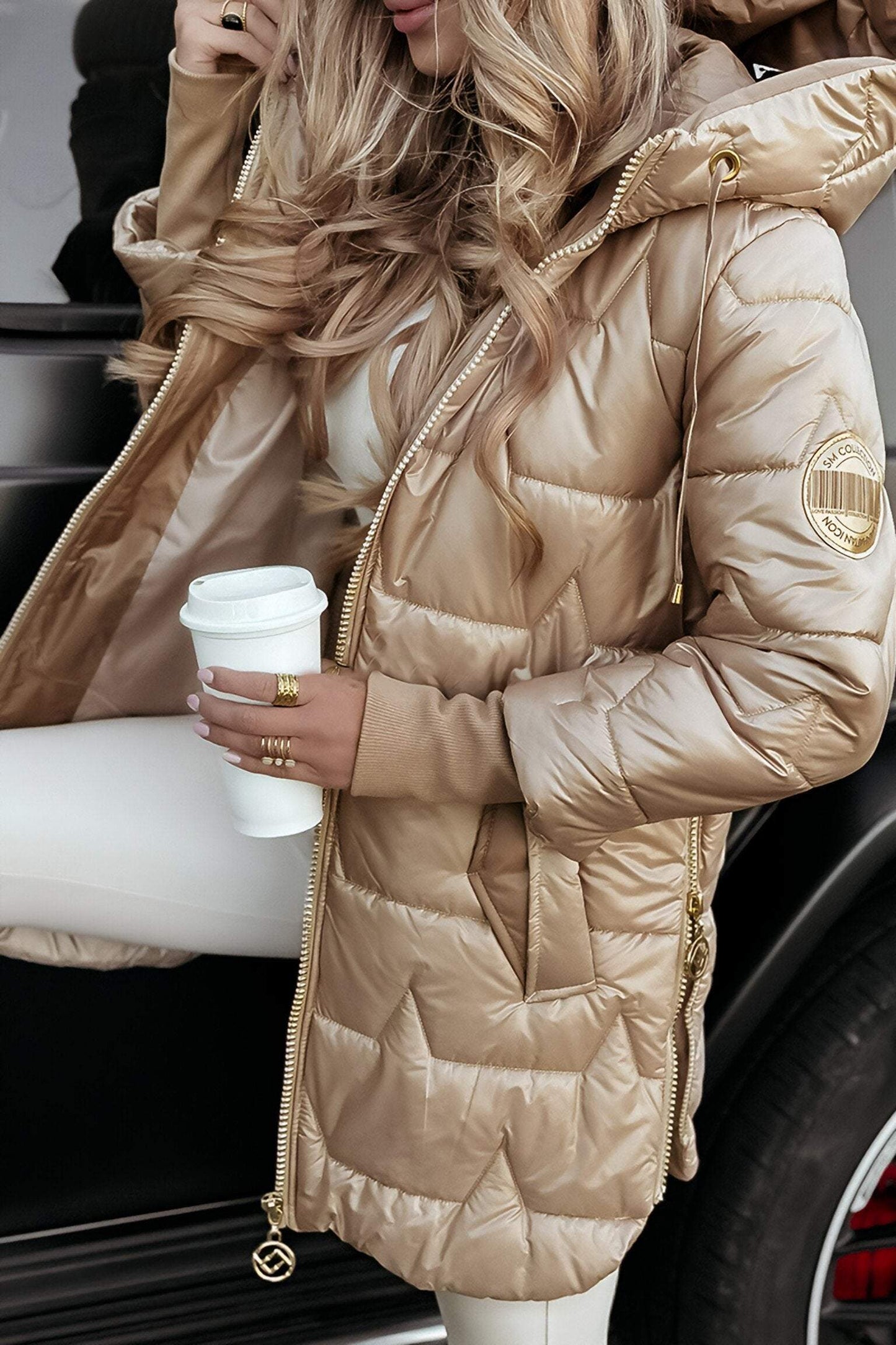 Elegant Women’s Luxe Outerwear Jacket | Premium Autumn & Winter Coat
