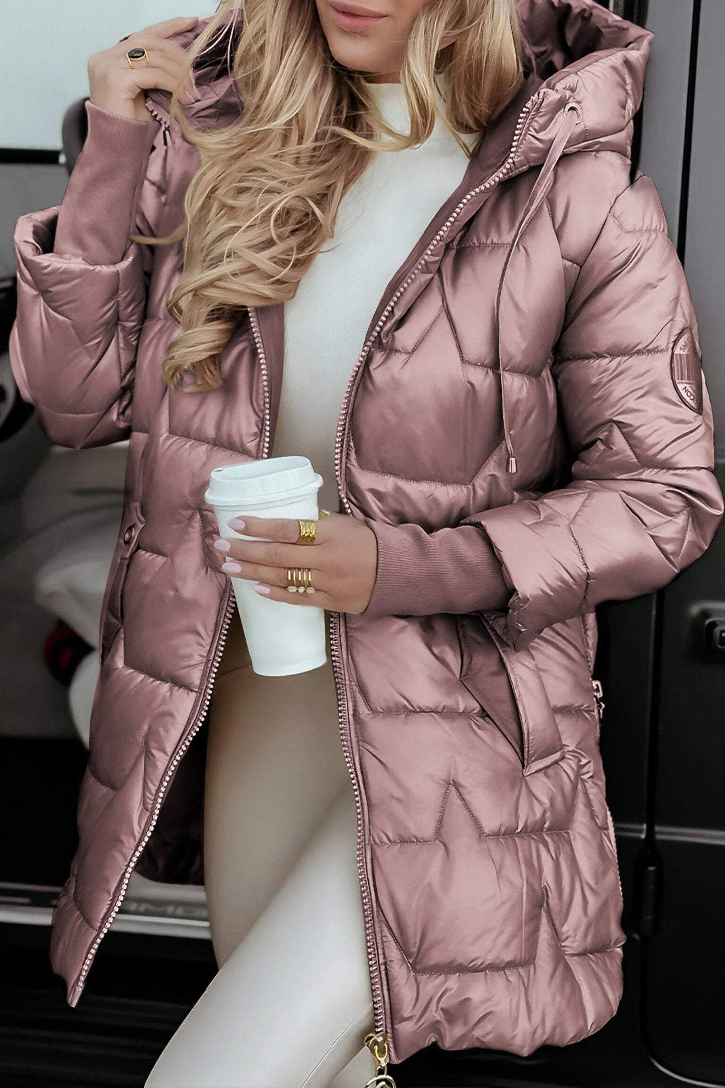 Elegant Women’s Luxe Outerwear Jacket | Premium Autumn & Winter Coat