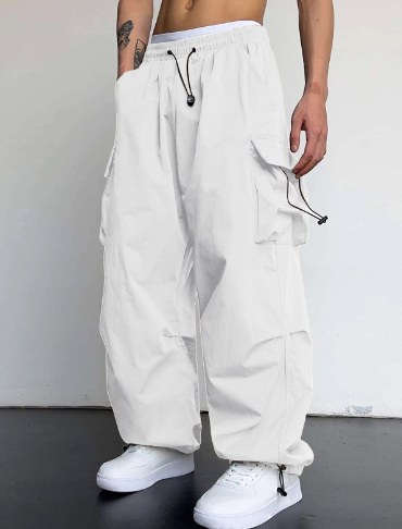 Baggy Wide Leg Cargo Pants | Great for Casual Days