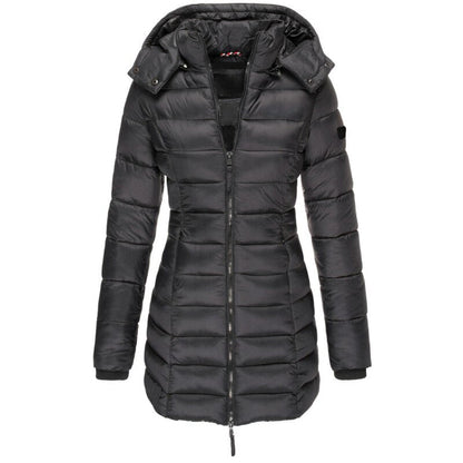 Elegant Women’s Premium Long Down Jacket | Warm Winter Outerwear