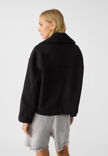 Elegant Cropped Wool Jacket for Women | Luxurious Autumn & Winter Outerwear