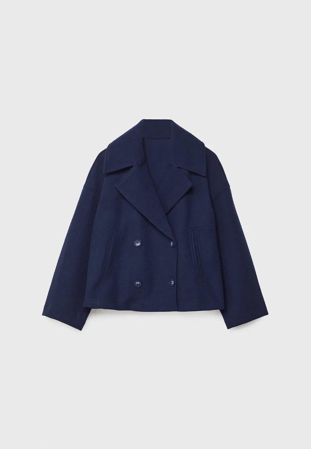 Elegant Cropped Wool Jacket for Women | Luxurious Autumn & Winter Outerwear