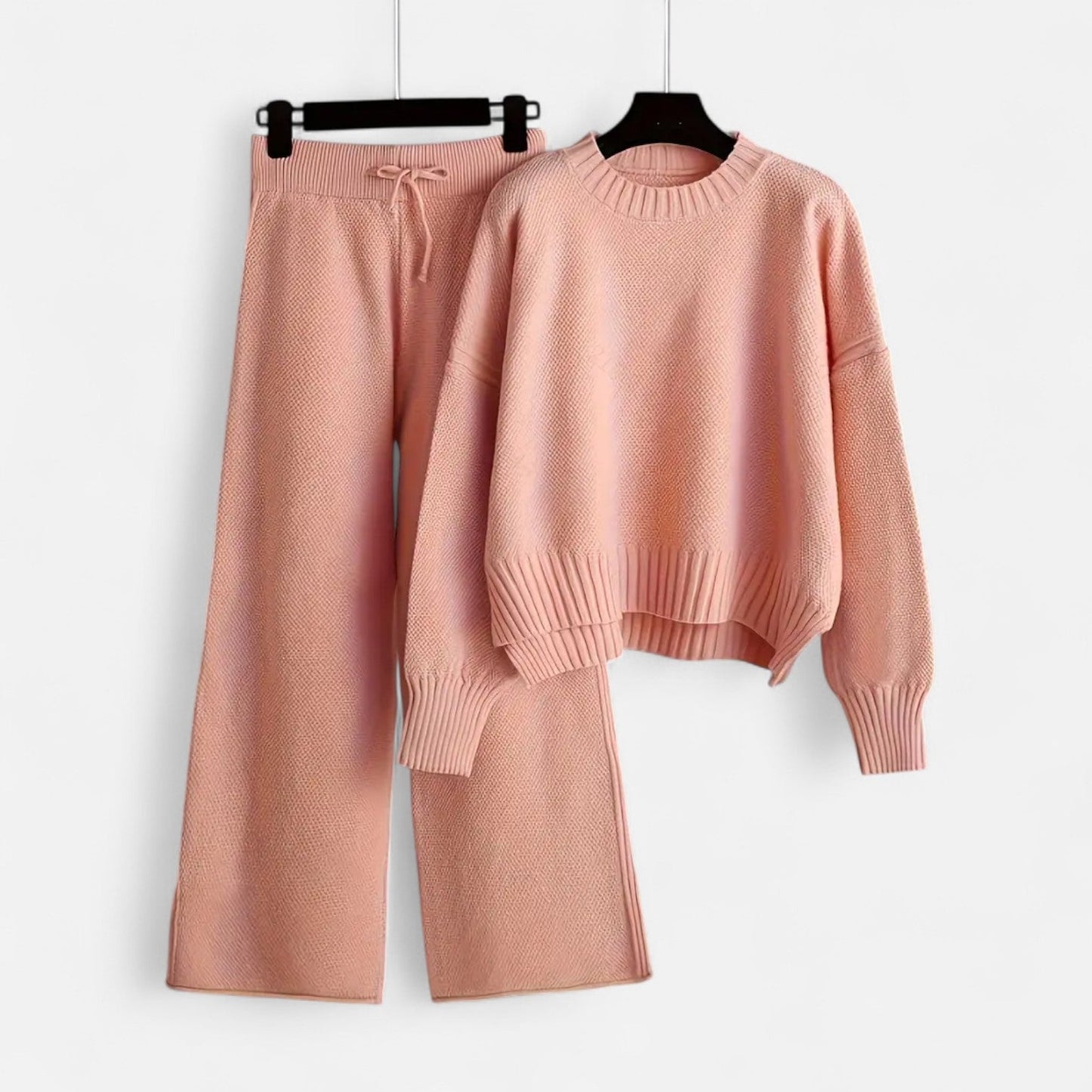 Women’s Knit Set – Sweater & Wide-Leg Elegance