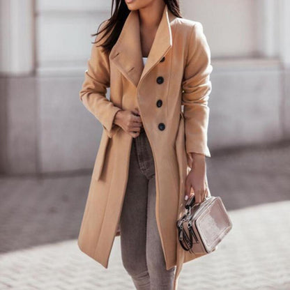 Women's Classic Double-Knotted Trenchcoat | Ideal for Autumn/Winter