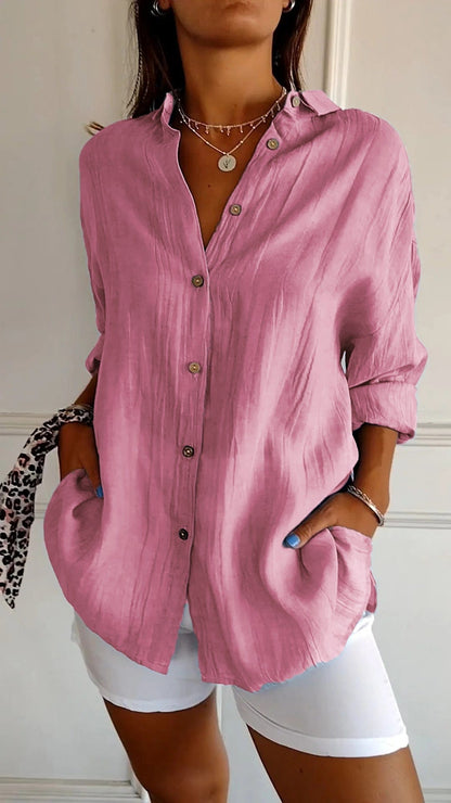 Women's - Striped Polo - Casual - For Everyday Use